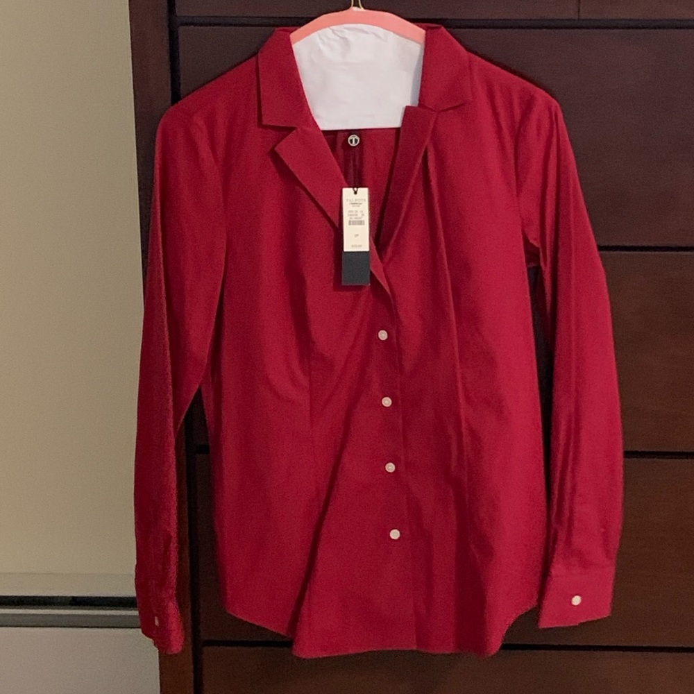 Long sleeve button down blouse